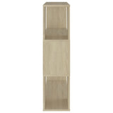 Book Cabinet Room Divider Sonoma Oak 80x24x94 cm Engineered Wood 809128