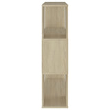 Book Cabinet Room Divider Sonoma Oak 80x24x94 cm Engineered Wood 809128