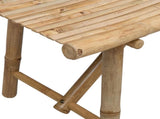 Garden Bench Natural 110 x 45 x 50 cm Bamboo 42028234