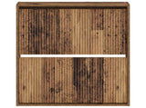 Wall-Mounted Shoe Cabinet ARNHEM 71 x 17 x 86 cm Old Wood 896643