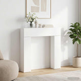 Fireplace Surround White 102 x 18 x 100.5 cm Engineered Wood 8006598