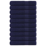 Towels "FROGN" 10 pcs Navy Blue 100x200 cm 360 gsm 136796