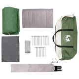Family Tent Green 500 x 400 x 230 cm Polyester and Steel 42028501