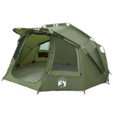 Fishing Tent 5-Person Olive Green Waterproof 4009389