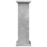 Display Stand with Storage Concrete Grey 31x30x90 cm Engineered Wood 854610