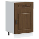 Kitchen Base Cabinet Kalmar Brown Oak Engineered Wood 853484