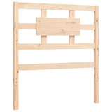 Bed Frame without Mattress 90x200 cm Solid Wood 3194426