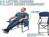 Folding Camping Directors Chair, Portable Folding Outdoor Chair with Built-in Cup Holder, Side 61743827