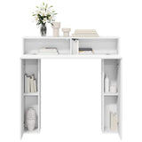 Fireplace Surround White 102 x 18 x 100.5 cm Engineered Wood 8006598