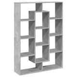 Book Cabinet Concrete Grey 102x29x143 cm Engineered Wood 3310301