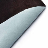 Real Cowhide Rug Black 180x220 cm 376701