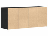Sideboard Black Oak 120 x 36 x 69 cm Engineered Wood 3333865