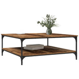 Coffee Table Old wood 100 x 100 x 40 cm Engineered Wood 883500