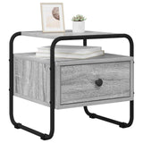 Bedside Cabinet 2 pcs Grey Sonoma 40 x 39.5 x 40 cm 8007678