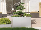 Planter 100x100x80 cm Stainless Steel 860826