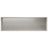 Garden Planter 2 pcs Silver 80 x 30 x 30 cm Stainless Steel 8005213