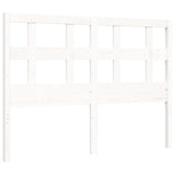 Bed Frame without Mattress White 140x200 cm Solid Wood 3194832