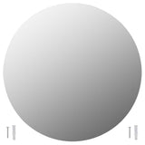 Wall Mirrors 2 pcs 50 cm Round Glass 3051627