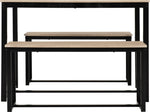 ZNTS Lincoln 1+2 Dining Bench Set 400-401-292