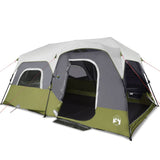 Family Tent with LED 9-Person Light Green Quick Release 94311