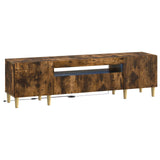 LED TV Cabinet Smoked Oak Engineered Wood 896690