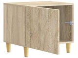 Bedside Table Sonoma Oak 43 x 34.5 x 50 cm Engineered Wood 895029
