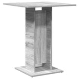 Bistro Table Grey Sonoma 60x60x75 cm Engineered Wood 815103