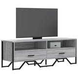 TV Cabinet Grey Sonoma 122x34x41 cm Engineered Wood 848582