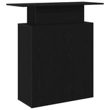 Reception Desk Black 100x40x104 cm Engineered Wood 859052