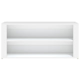 Shoe Rack White 100x35x45 cm Engineered Wood 816904