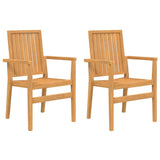 3 Piece Garden Dining Set Solid Wood Teak 3157909