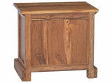 Bedside Table Natural 40 x 30 x 50 cm Solid Teak Wood 42017950