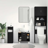 Bathroom Cabinet Black Oak 60 x 32 x 54 cm Engineered Wood 862514