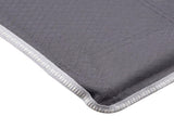 Heavy Duty Single Folding Bed Camping Travel Guest Lightweight With Grey Mat UK 46853128