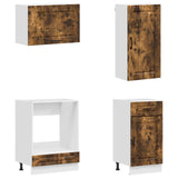 Kitchen Unit PORTO 8 pcs Smoked Oak Engineered Wood 3438178