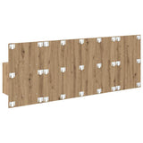 Headboard With Cabinet 3 pcs Artisan Oak Engineered Wood 3416058
