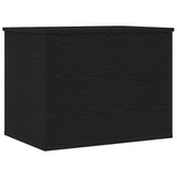 Storage Box Black oak 60 x 42 x 46 cm Engineered Wood 862290