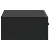 Wall-Mounted Side Table Black 59 x 34.5 x 17 cm Engineered Wood 899336