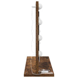 Vanity Mirror Rectangular Smoked Oak 60 x 45 x 18 cm 868313