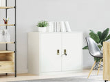 Storage Cabinet White 80 x 40 x 90 cm Steel 891687