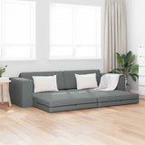 Sofa Bed Dark Grey 245 x 78 x 77 cm Fabric 4106716