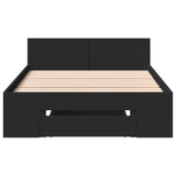 Bed Frame with Drawer without Mattress Black 100x200 cm 3280791