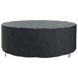 Furniture Cover Black 279 x 279 x 85 cm 420D Oxford Fbric 4106033