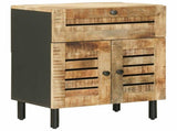 Bedside Table Natural 50 x 33 x 60 cm Solid Mango Wood 4018855