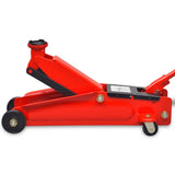 Low-Profile Hydraulic Floor Jack 3 Ton Red 210320