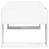 Coffee Table White 110 x 50 x 41 cm Engineered Wood 8000156