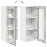 Hanging Cabinet Concrete Grey 40 x 31 x 100 cm Engineered Wood 884381