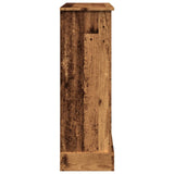 Fireplace Surround Old Wood 90x30x90 cm Engineered Wood 854596