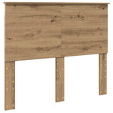 Headboard with Headboard Artisan Oak 135 cm Engineered wood 887779