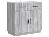 Sideboard Grey Sonoma 66 x 34.5 x 87 cm Engineered Wood 895331